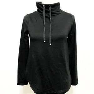 Ann Taylor Mock Neck Drawstring Sweater